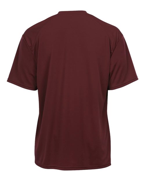 Alleson Athletic 7930 Men's B-Core Placket Jersey - Maroon - back