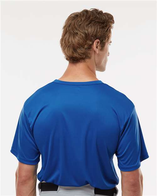 Alleson Athletic 7930 Men's B-Core Placket Jersey - Royal - model back