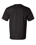 Bayside 7100 Unisex USA-Made Pocket T-Shirt - Black - back