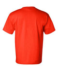 Bayside 7100 Unisex USA-Made Pocket T-Shirt - Orange - back