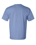 Bayside 7100 Unisex USA-Made Pocket T-Shirt - Carolina Blue - back
