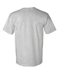 Bayside 7100 Unisex USA-Made Pocket T-Shirt - Dark Ash - back