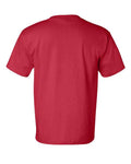 Bayside 7100 Unisex USA-Made Pocket T-Shirt - Red - back