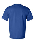 Bayside 7100 Unisex USA-Made Pocket T-Shirt - Royal Blue - back