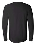 Bella+Canvas 3501 Unisex Jersey Long Sleeve Tee - Black - back