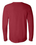 Bella+Canvas 3501 Unisex Jersey Long Sleeve Tee - Cardinal - back