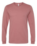 Bella+Canvas 3501 Unisex Jersey Long Sleeve Tee - Mauve - flat front
