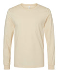 Bella+Canvas 3501 Unisex Jersey Long Sleeve Tee - Soft Cream - flat front