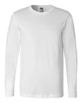Bella+Canvas 3501 Unisex Jersey Long Sleeve Tee - White - front