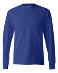 Hanes 5586 Authentic Long Sleeve T-Shirt - Deep Royal - front