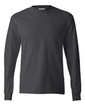 Hanes 5586 Authentic Long Sleeve T-Shirt - Smoke Grey - front
