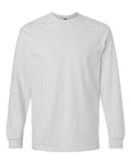 Gildan 2400 Ultra Cotton Long Sleeve T-Shirt - Ash - flat front