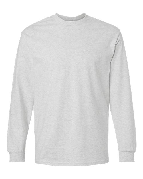 Gildan 2400 Ultra Cotton Long Sleeve T-Shirt - Ash - flat front