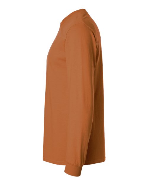 Gildan 2400 Ultra Cotton Long Sleeve T-Shirt - Texas Orange - side
