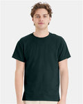 Hanes 5170 Unisex EcoSmart T-Shirt - Deep Forest - model front