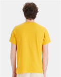Hanes 5170 Unisex EcoSmart T-Shirt - Gold - model back