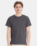 Hanes 5170 Unisex EcoSmart T-Shirt - Smoke Grey - model front