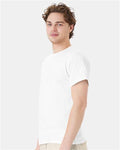 Hanes 5170 Unisex EcoSmart T-Shirt - White - model side