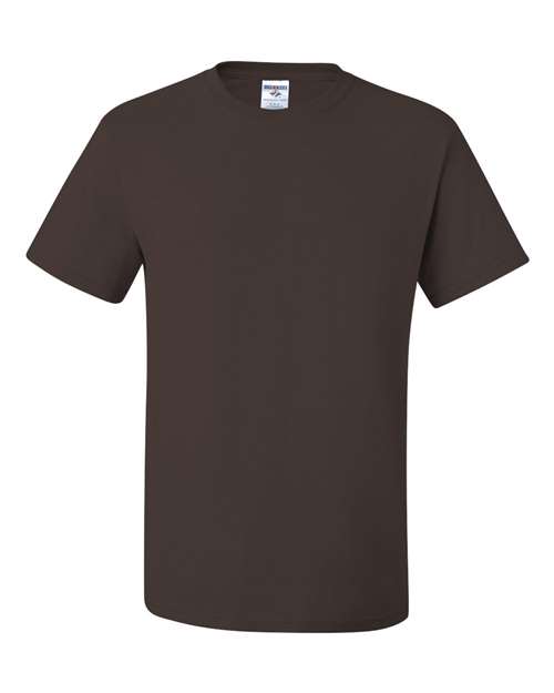 Jerzees 29MR Dri-Power 50/50 T-Shirt - Chocolate - front