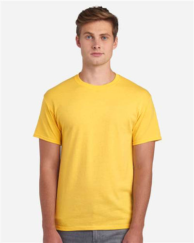Jerzees 29MR Dri-Power 50/50 T-Shirt - Island Yellow - model front