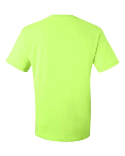 Jerzees 29MR Dri-Power 50/50 T-Shirt - Safety Green - back