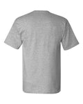 Hanes 5590 Men's Authentic Pocket T-Shirt - Light Steel - back