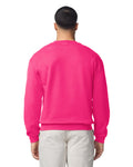 Gildan G180 Heavy Blend Crewneck Sweatshirt - Heliconia - model back
