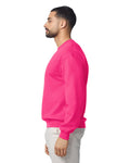 Gildan G180 Heavy Blend Crewneck Sweatshirt - Heliconia - model side