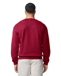 Gildan G180 Heavy Blend Crewneck Sweatshirt - Cardinal Red - model back