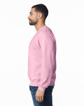 Gildan G180 Heavy Blend Crewneck Sweatshirt - Light Pink - model side