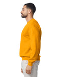 Gildan G180 Heavy Blend Crewneck Sweatshirt - Gold - model side
