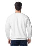 Gildan G180 Heavy Blend Crewneck Sweatshirt - White - model back