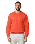 Gildan G180 Heavy Blend Crewneck Sweatshirt - Orange - model front