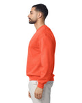 Gildan G180 Heavy Blend Crewneck Sweatshirt - Orange - model side