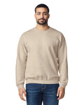 Gildan G180 Heavy Blend Crewneck Sweatshirt - Sand - model front
