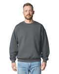 Gildan G180 Heavy Blend Crewneck Sweatshirt - Charcoal - model front