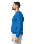 Gildan G180 Heavy Blend Crewneck Sweatshirt - Royal - model side