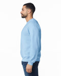 Gildan G180 Heavy Blend Crewneck Sweatshirt - Light Blue - model side