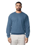 Gildan G180 Heavy Blend Crewneck Sweatshirt - Indigo Blue - model front