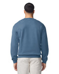 Gildan G180 Heavy Blend Crewneck Sweatshirt - Indigo Blue - model back