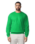 Gildan G180 Heavy Blend Crewneck Sweatshirt - Irish Green - model front