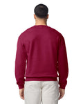 Gildan G180 Heavy Blend Crewneck Sweatshirt - Garnet - model back