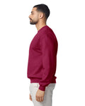Gildan G180 Heavy Blend Crewneck Sweatshirt - Garnet - model side