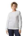 Gildan G180 Heavy Blend Crewneck Sweatshirt - Ash - model front