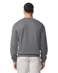 Gildan G180 Heavy Blend Crewneck Sweatshirt - Graphite Heather - model back