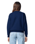 Gildan 18000B Youth Heavy Blend Crewneck Sweatshirt - Navy - model back