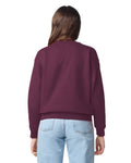 Gildan 18000B Youth Heavy Blend Crewneck Sweatshirt - Maroon - model back