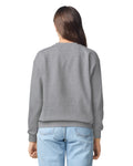 Gildan 18000B Youth Heavy Blend Crewneck Sweatshirt - Sport Grey - model back