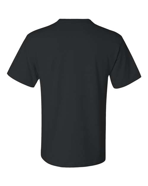 Jerzees 29MPR Unisex Dri-Power 50/50 Pocket T-Shirt - Black - back