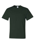 Jerzees 29MPR Unisex Dri-Power 50/50 Pocket T-Shirt - Forest Green - front